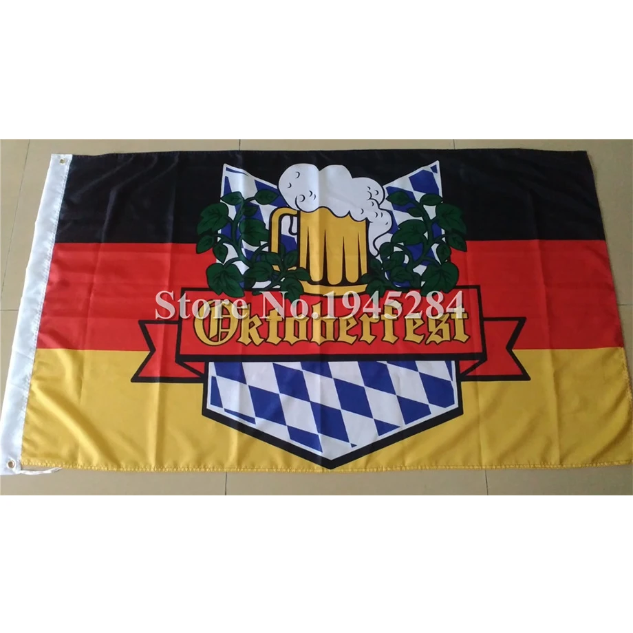 Немецкий пивной этнический праздничный флаг OKTOBERFEST вечерние баннеры 3x5 футов 150x90