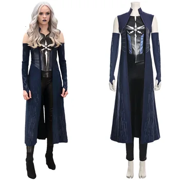 

The Flash Killer Frost Caitlin Cosplay Costume Adult Women Female Trench Uniform Halloween Carnival Suit
