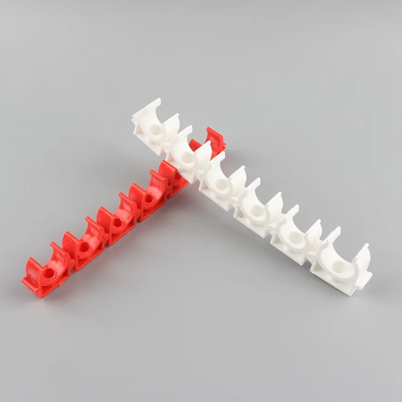 10 шт. 16 20 25 32 мм пвх электрика трубы Зажим пластиковый 3/8 ''1/2'' 3/4 ''1'' проволока карты границы карты линии трубы зажим фитинги