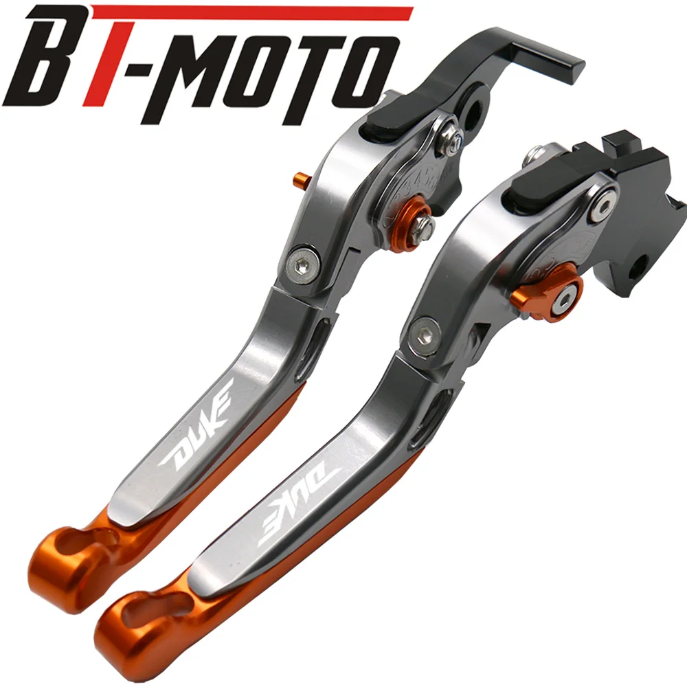 CNC Алюминиевый Рычаг мотоцикла для KTM duke 125 200 390 DUKE- регулируемые складные удлиняющие тормозные рычаги сцепления - Цвет: C