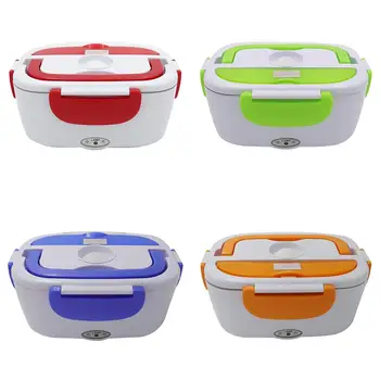 

Portable Electric Lunch Box Car& Home US Plug/EU Plug 12V- 220V School Office Bento Lunchbox Food Container Warmer1.3-1.5 liters