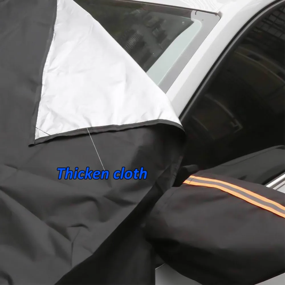 Автомобильный Водонепроницаемый магнит лобового стекла автомобиля чехол с зеркалом Защитная крышка снег мороз солнцезащитный крем протектор