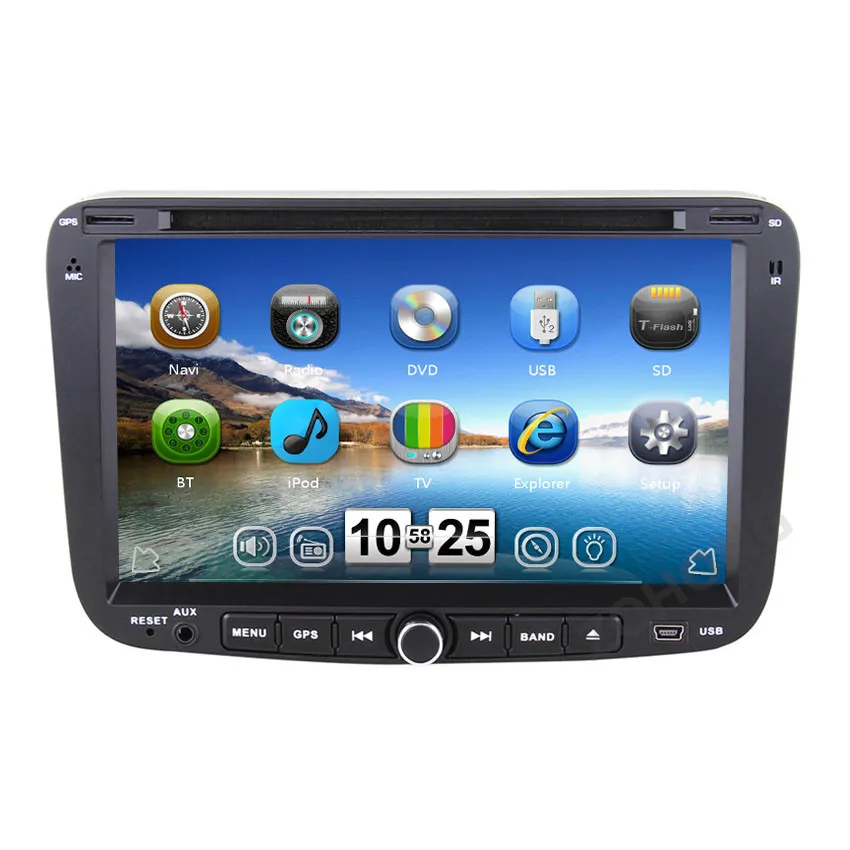 Cheap 2 din Car DVD multimedia player for GEELY Emgrand EC7 2014 2013 2012 autoradio CAR GPS navigation Radio stereo Bluetooth map 1