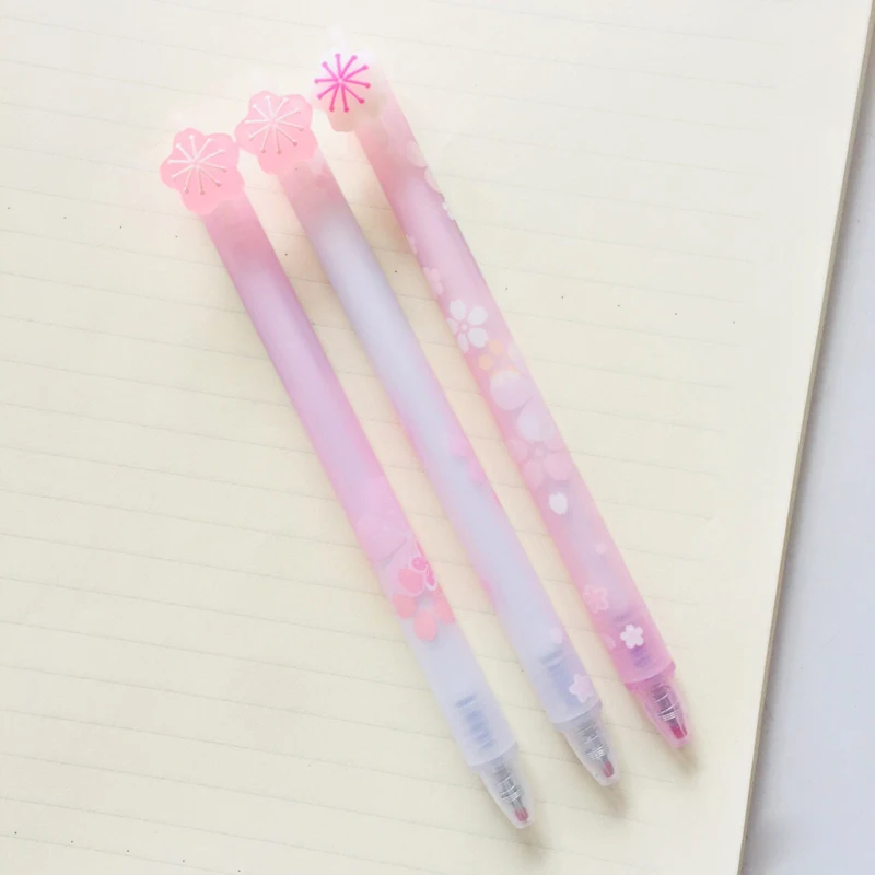 Romantic Sakura Gel Pen for Office and School Use (3 Designs)