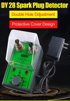 

DY28 Dual Hole Spark Plug Tester Analyzer Diagnostic Scanner Automotive Ignition Coil Detector