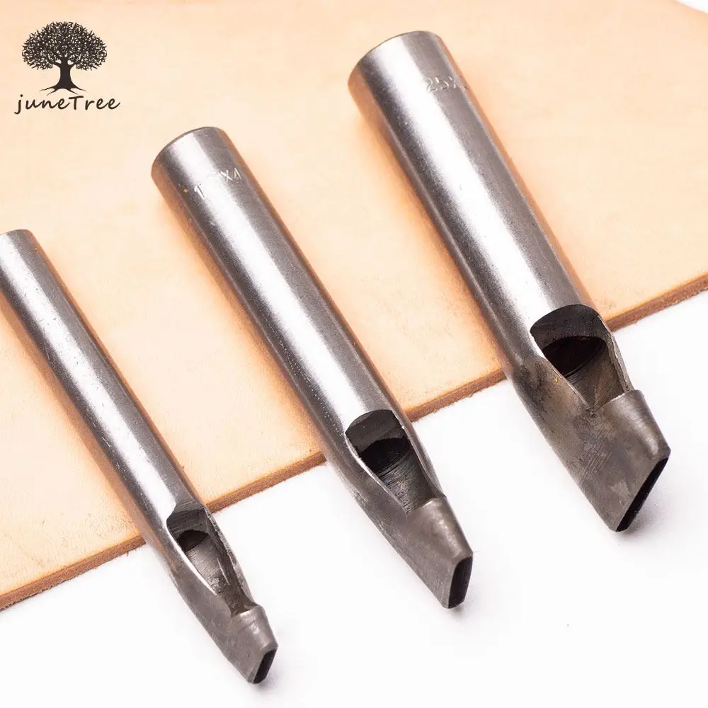 Junetree 20x4 мм 20x5 мм 20x6 мм, овальная форма, дырокол, Cutte, кожаный ремешок, ремешок для часов, прокладочный инструмент