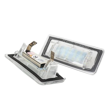 

2X LED Car License Plate Light Accessories For Audi TT MK1 8N Roadster 8N9 Coupe 8N3 1999 2000 2001 2002 2003 2004 2005 2006
