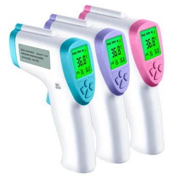 

Forehead Non Contact Infrared Baby Thermometer LCD Body Temperature Fever Digital IR Measurement Tool Random Color