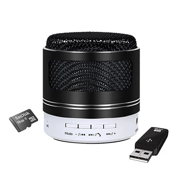 

High-end Iron Bluetooth Speaker HIFI Colorful LED Wireless Portable Mini Speaker for TF card FM radio MP3 with Microphone calls