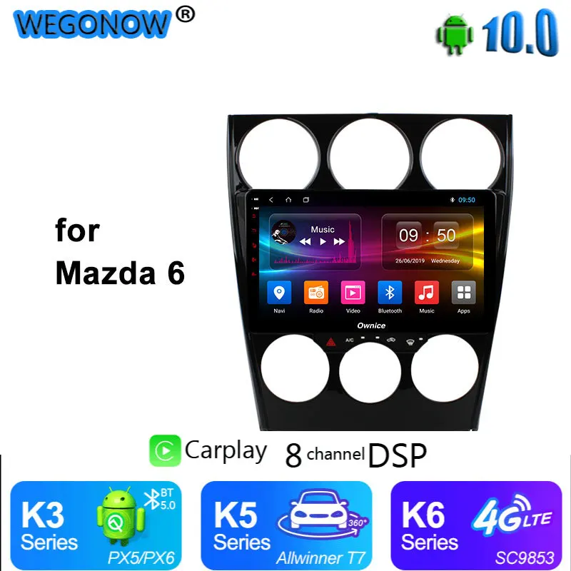 Ownice carplay DSP андроид 10 автомобильный DVD плеер GPS навигации Octa Core 4 аппарат не