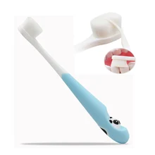 1 шт. ультра мягкая зубная щетка для волос для массажной чистки зубного шва для детей противоскользящая ручка зубная щетка для гигиены полости рта S111