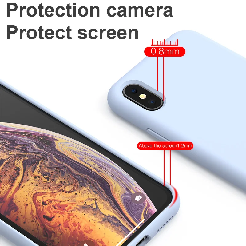 Мягкий жидкий силиконовый чехол для Apple iPhone X XS MAX XR чехол для Coque iPhone 7 8 6S Plus 7Plus Capa funda без логотипа