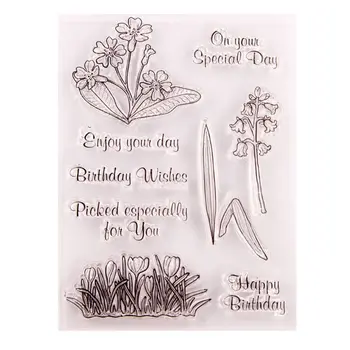 

Special Day Silicone Clear Seal Stamp DIY Scrapbooking Embossing Photo Decor Art