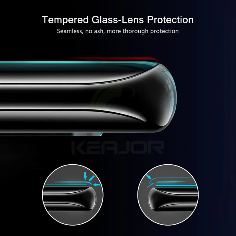 Закаленное стекло Keajor для Xiaomi полностью закрывающее защиты экрана от царапин