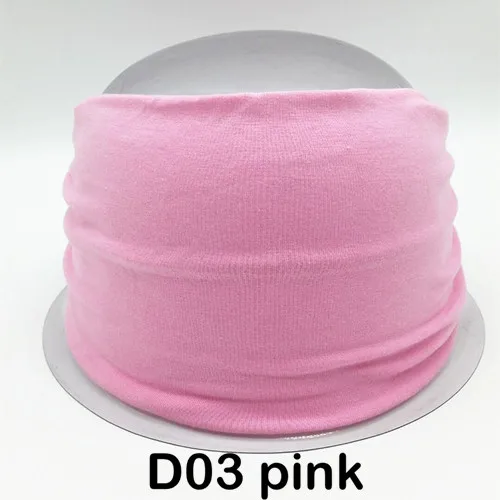 D03 Boho однотонный комплект с эластичной резинкой широкая повязка на голову тюрбан для Для женщин из хлопка для девочек, для занятий спортом, йогой, повязки на голову, повязка на голову, повязка для волос аксессуары для волос - Цвет: D03