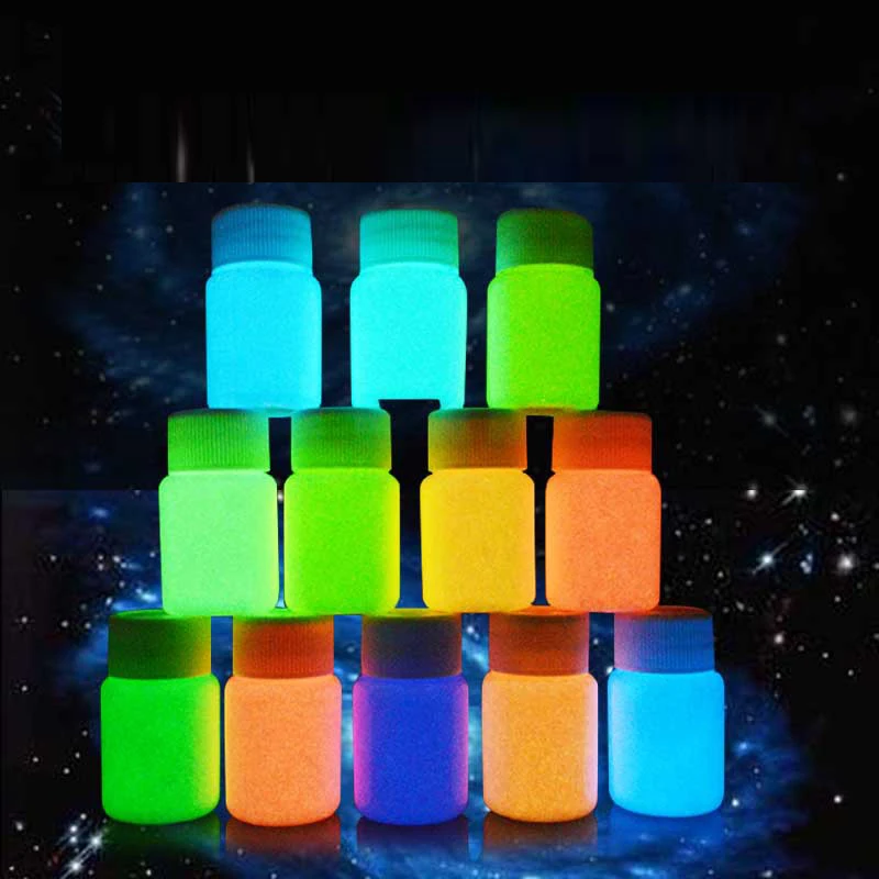 12 шт./компл. светящийся пигмент для тела Artneon флуоресцентная краска для тела растут в темноте краска для лица ing светящийся акриловый краски искусство для