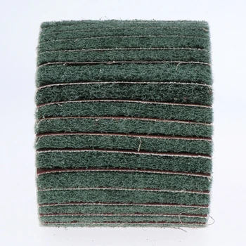 

180Grit Polishing Drawing Wheel Round Brush Head Non-woven Sand Abrasive Flap Wire Deburring Burnishing Drum For Stainless Steel