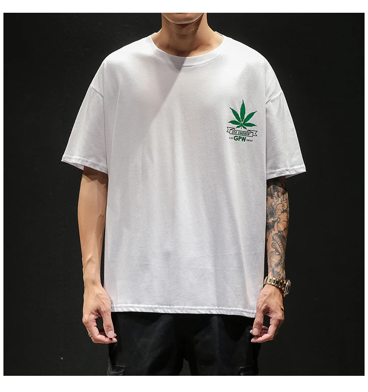 VOGUELEO дерево Забавный узор футболки Tops Tees Men летняя одежда в стиле «хип-хоп» Повседневное уличная Мужская молодежная мода высокое качество хлопковые футболки