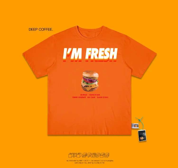 My Life Hamburger I'm Fresh Hip-Hop Evil Do Matcha Green Basics, верхняя одежда без подкладки, женская пуховая одежда, не хватает