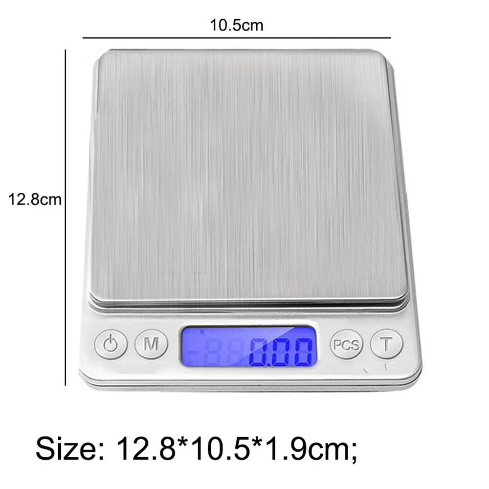 USB lcd Цифровые весы мини карманные из нержавеющей стали прецизионные ювелирные изделия электронные весы граммов вес для золота выпечки приготовления пищи