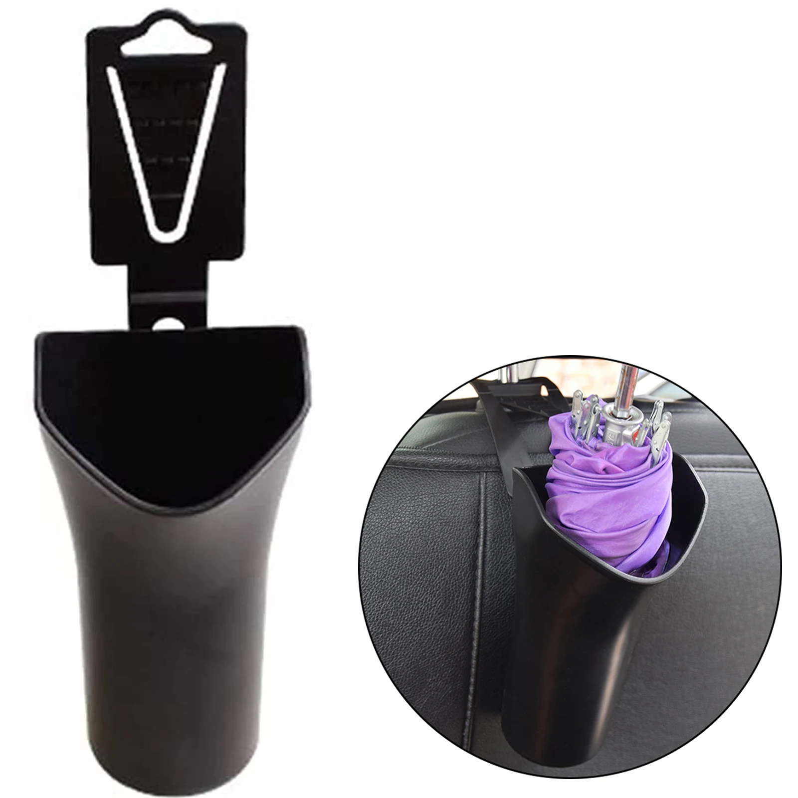 

Multi-Function Car Umbrella Holder Storage Box Backseat Garbage Cans Headrest Hanging Organizer