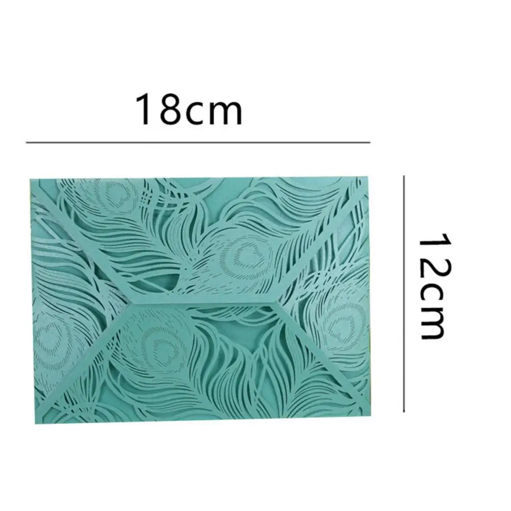  Christmas party large show 10PCS new rainbow paper invitation card high-end atmospheric fashion bir - 4000559685826