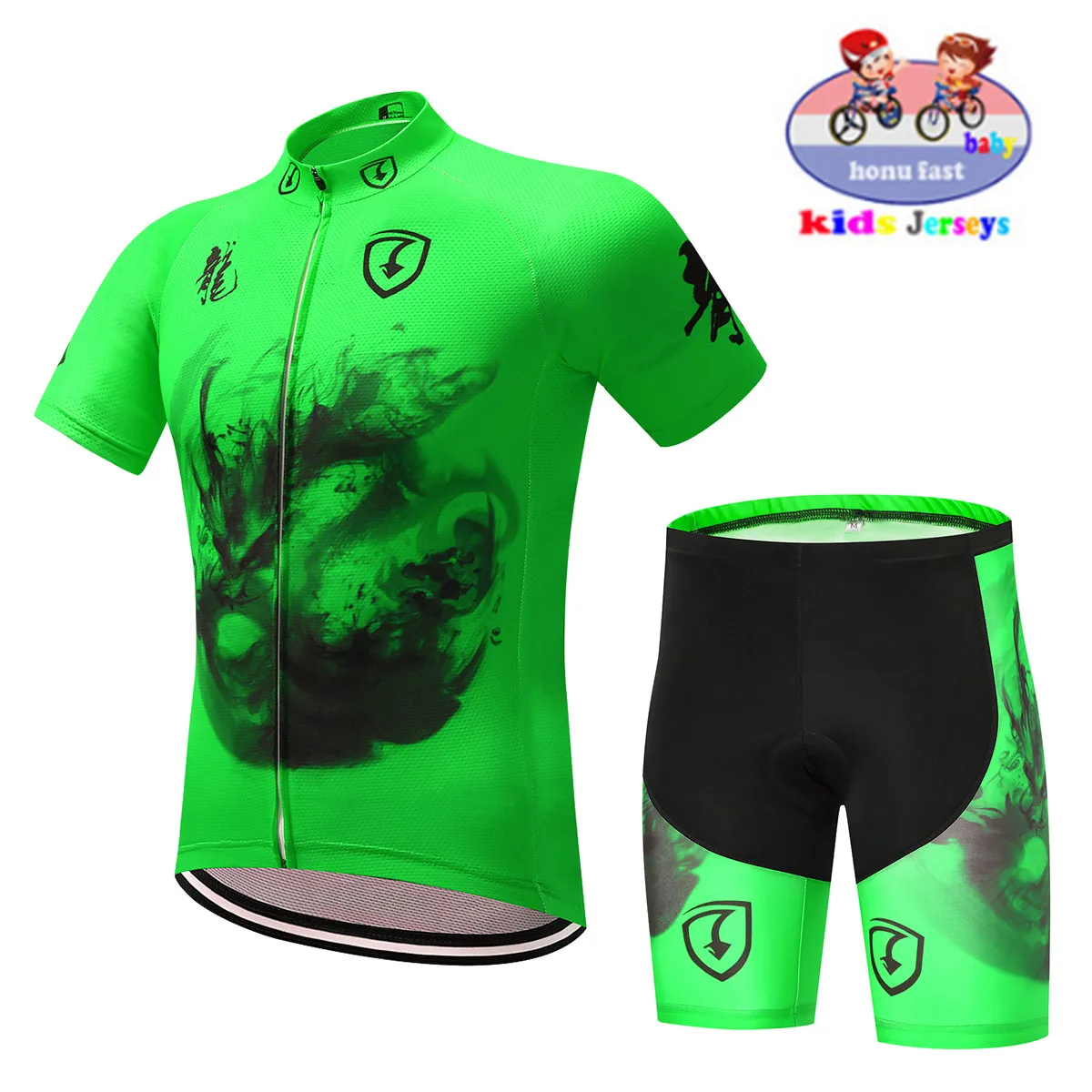 New Summer Boy Breathable Short Sleeve Kids Cycling Clothing Bike Clothes Outdoor Sportswear Riding Children Bicycle Wear