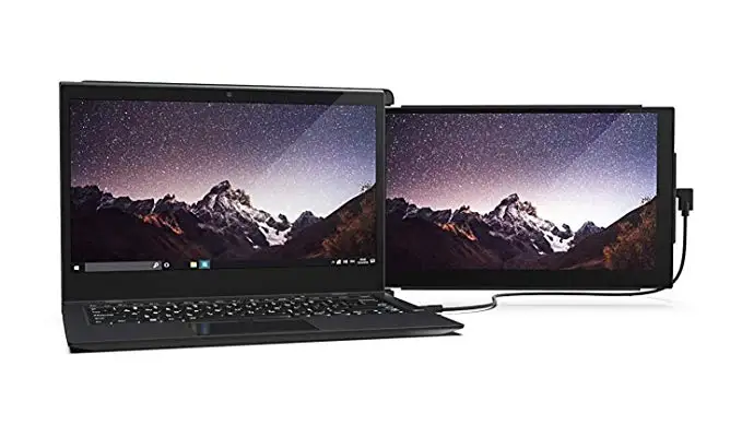DUEX on-the-go Двухъядерный Intel HD экран 1080P монитор портативный ноутбук 12 5 &quotдвойной