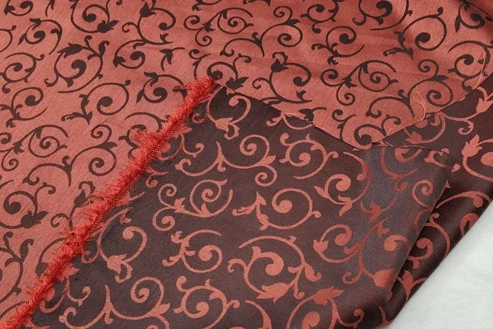 Ширина 140 см китайское платье Hanfu Детский костюм дамасский Материал Пленка телевизионная занавеска Ткань Diy жаккардовая парча шелковая ткань