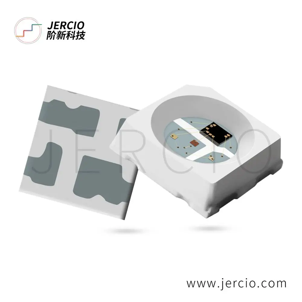 Светодиод Jercio SK6812mini / WS2812mini XT1505 1000 RGB Программируемый белый/черный индивидуально