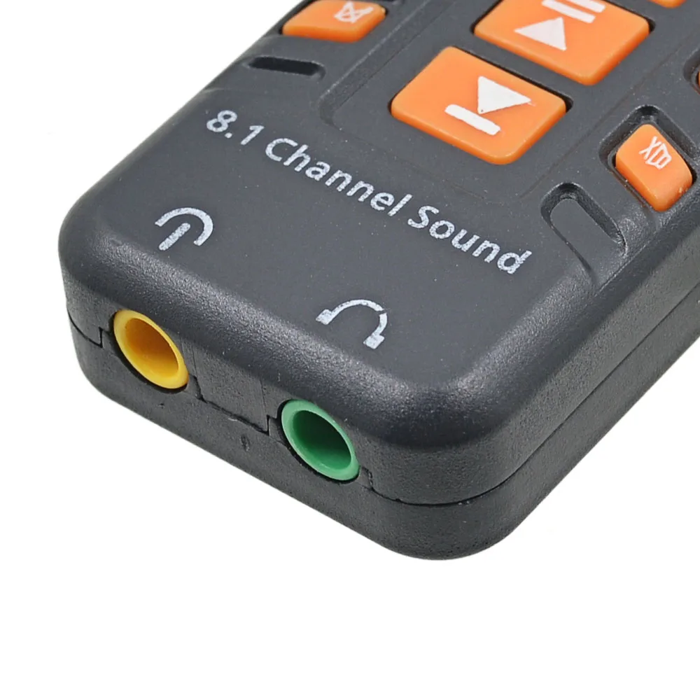 TISHRIC Внешняя USB звуковая карта 8,1 канальный звук с 3,5 мм Аудио гарнитура микрофон разъем Звуковая карта для ноутбука ПК аудио адаптер