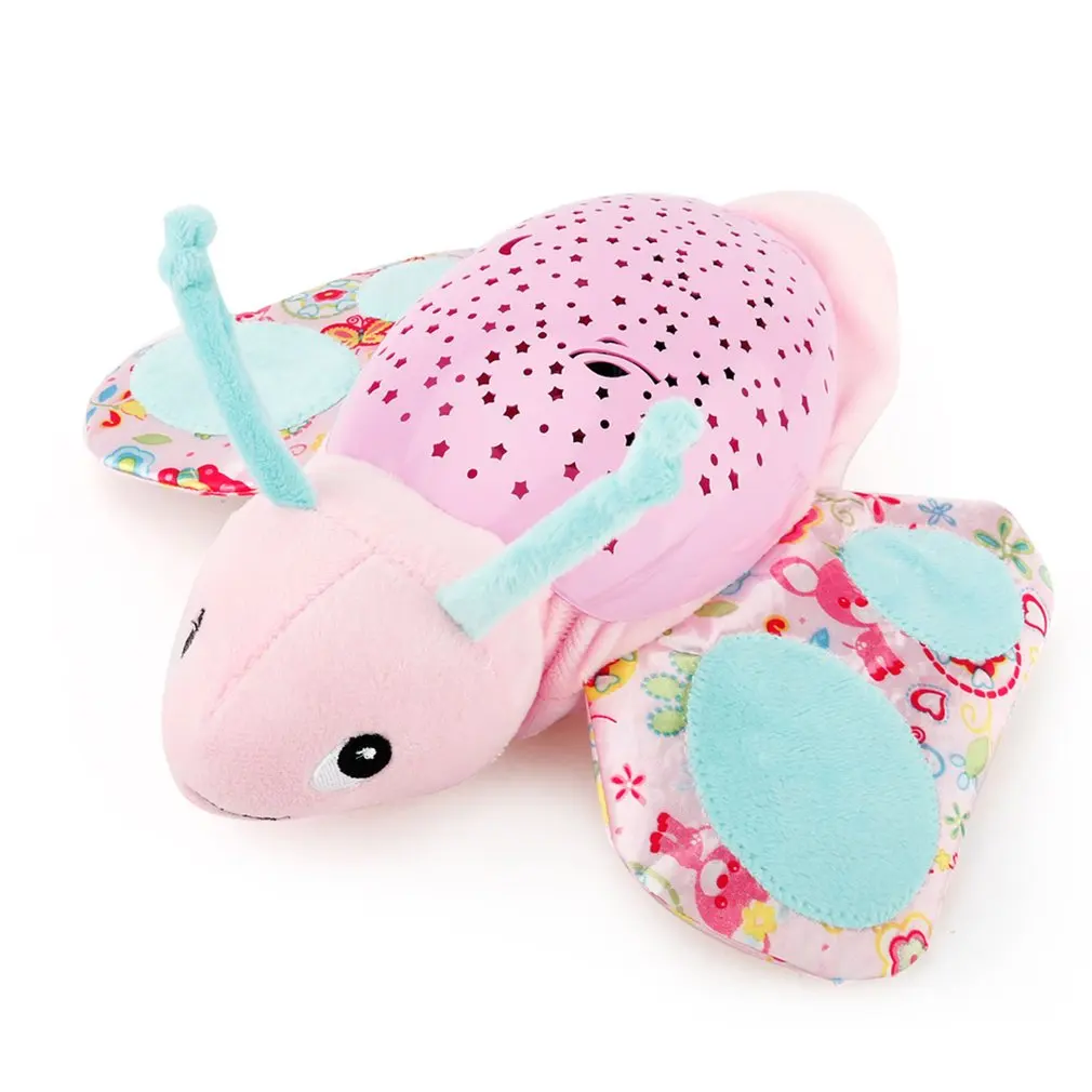 

ICOCO Children Animal Projection Lamp Plush Toys Dreamy Starry Star Light Dolls Toys Projector With Music for Baby Infant Sleep