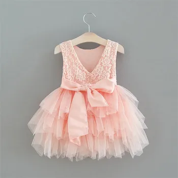 

Adorable newborn baby girls dress summer lace tulle kids vest dresses for girls costumes clothes children Xmas bebe vestidos