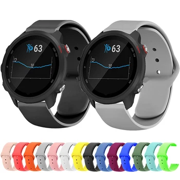 

18MM 20MM 22MM Silicone Watch Straps For Garmin Venu GarminMove 3 Garmin Active S Vivoactive 3 4 Smart Wrist Quick Release Bands
