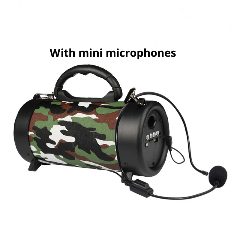 Hifi Bluetooth Колонка Беспроводная колонка MP3 Музыка Аудио USB FM Радио Громкий динамик стерео звуковая коробка открытый динамик для xiaomi+ микрофон