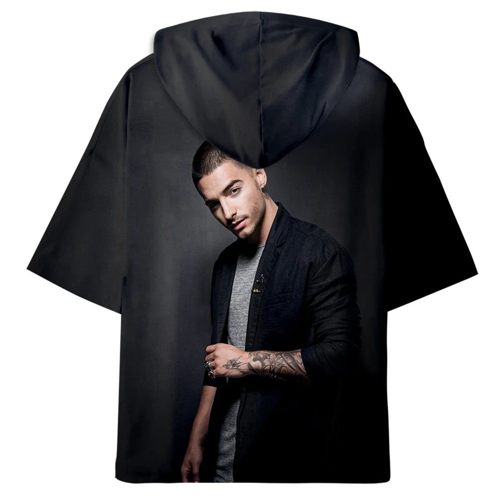 Модный фирменный дизайн Maluma, Колумбийский певец и композитор, крутые 3D толстовки, футболка с коротким рукавом, певец, мужчины/женщины, короткий рукав