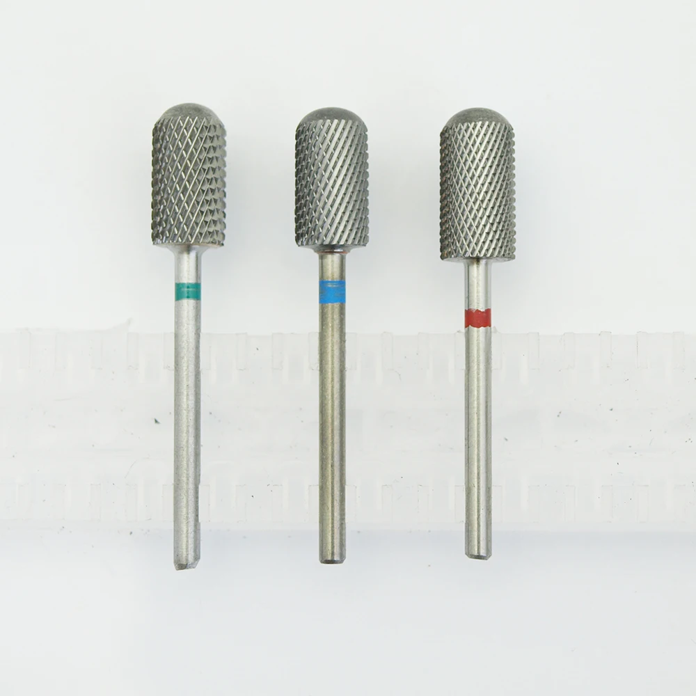 3Grits Nozzle Nail Drill Bits File Nail Electric Drill Machine Manicure Pedicure Drills Accessory Acrylic Tools Smooth head nail art tools nail drill bit nail drill bits nail drill nail manicure tools nail drill set nail manicure accessories nail drill kit