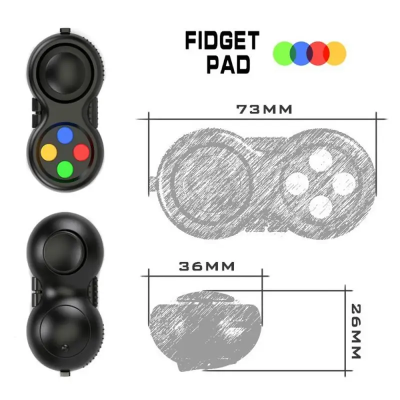 Fidget Toy Joystick Fidget Pad Decompression Handle Adult Children Educational Game