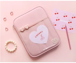 Bonito tablet caso bolsa ipad bolsa transparente multifuncional tablet ipad pro 11 polegada saco de armazenamento lona