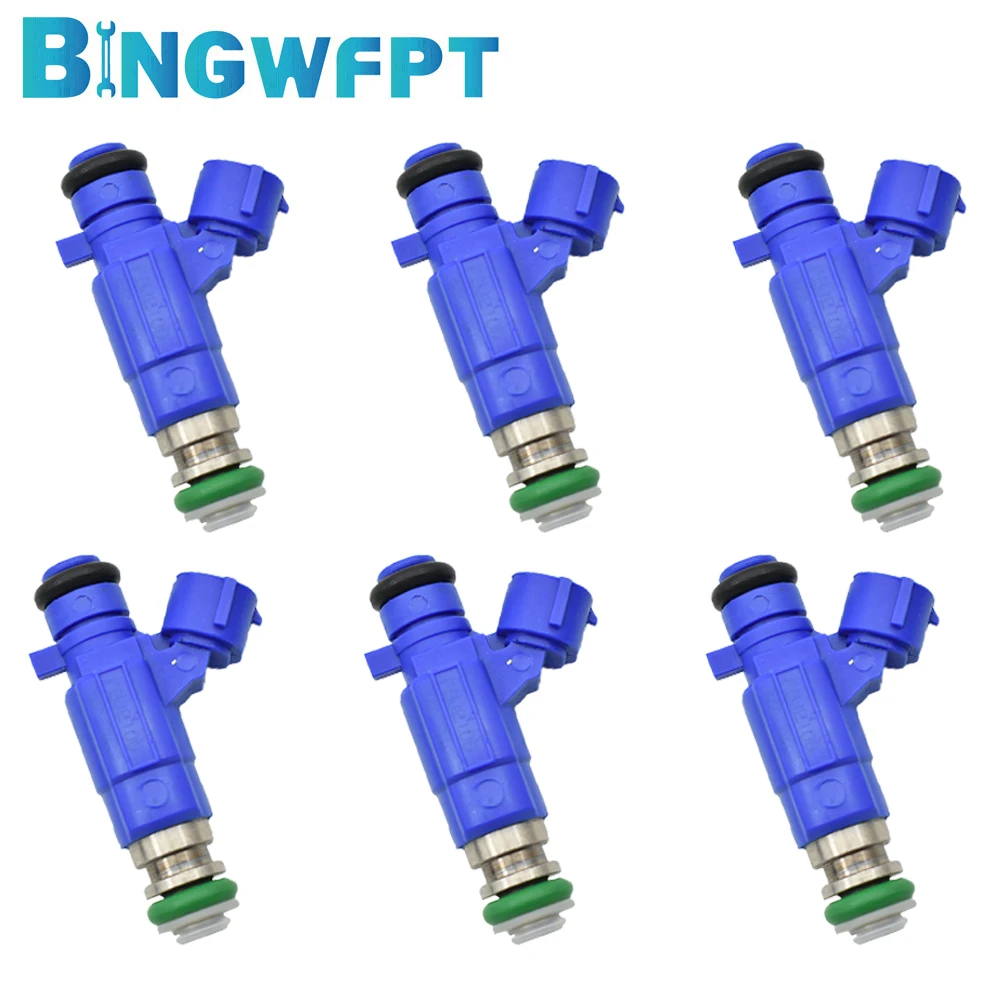 6Pcs Iniettori Di Carburante 16600-Aa500 Fbje100 Per Nissan Gtr Skyline R34 Rb25Det 2.5
