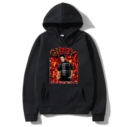Sudadera con capucha para hombre y mujer, con estampado gráfico Gibby Icarly Meme, ropa de calle holgada de talla grande europea, a la moda
