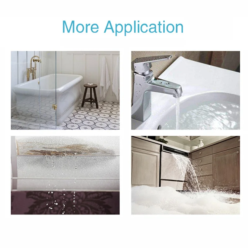 KSLAIC New-Water Leakage Alarm Detector Wireless Wifi Water Leak Sensor Overflow Alarm System Tuya Smart Life APP Push Alerts