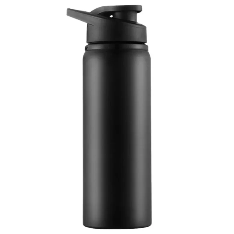 Stainless steel travel bottle sports water cup straight drink bicycle kettle outdoor sports pot #3S10 (15)
