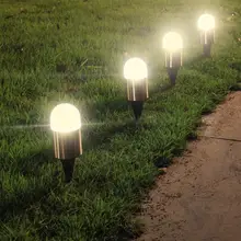 4 шт./лот полусферический светодиодный Солнечный сад двора огни IP65 Открытый Пейзаж лампы тела простой и роскошный не деформируется