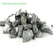 

20 g 99.9999% high quality and high purity silicon metal monocrystalline silicon block