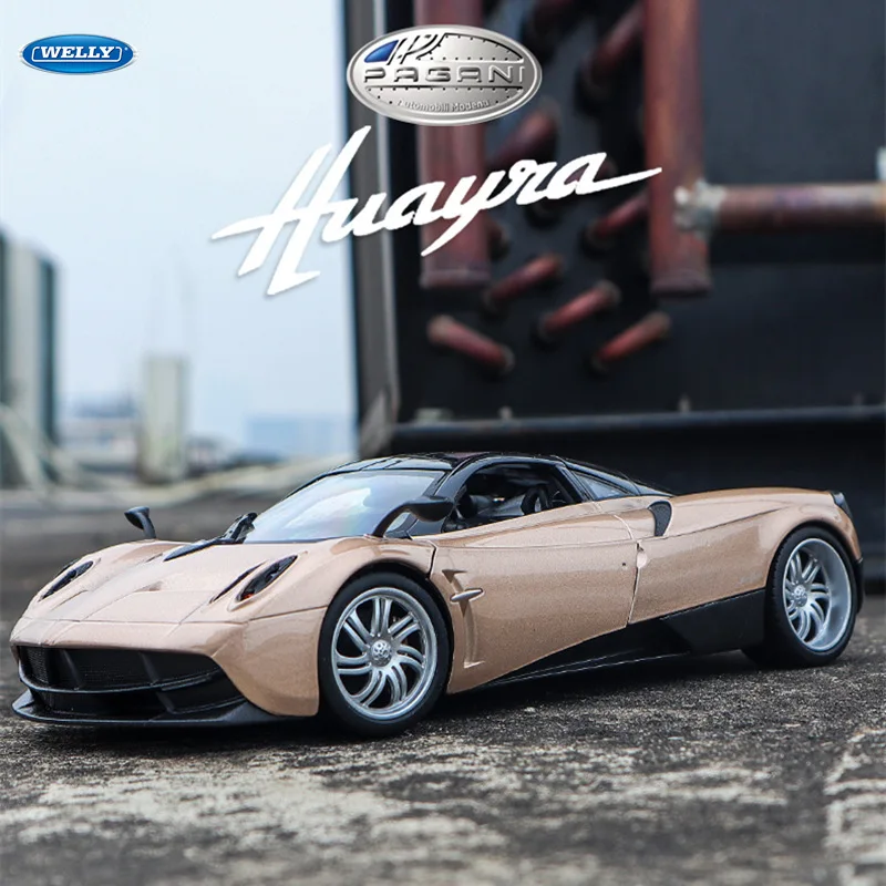 Welly 1:24 Pagani носки для взрослых спортивные carn коричневый украшение автомобиля