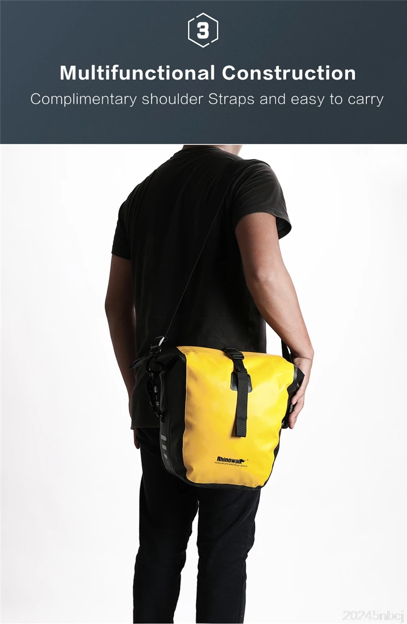 WOSAWE 20L Pannier велосипедная сумка, водонепроницаемая Портативная сумка для хранения, велосипедная задняя стойка, заднее сиденье, сумка для багажника, велосипедная сумка для горного велосипеда, Аксессуары для велосипеда