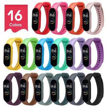 

16PCS Strap for Mi band 5 Smartwatch Band Wristband Bracelet Replacement Strap for Xiaomi Mi Band 5 Fitness Tracker Smart Watch
