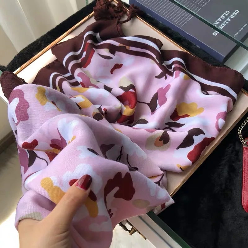 Новые женские Цветочные Хиджаб модные шарфы и мусульманские платки печати шарфы Глушитель