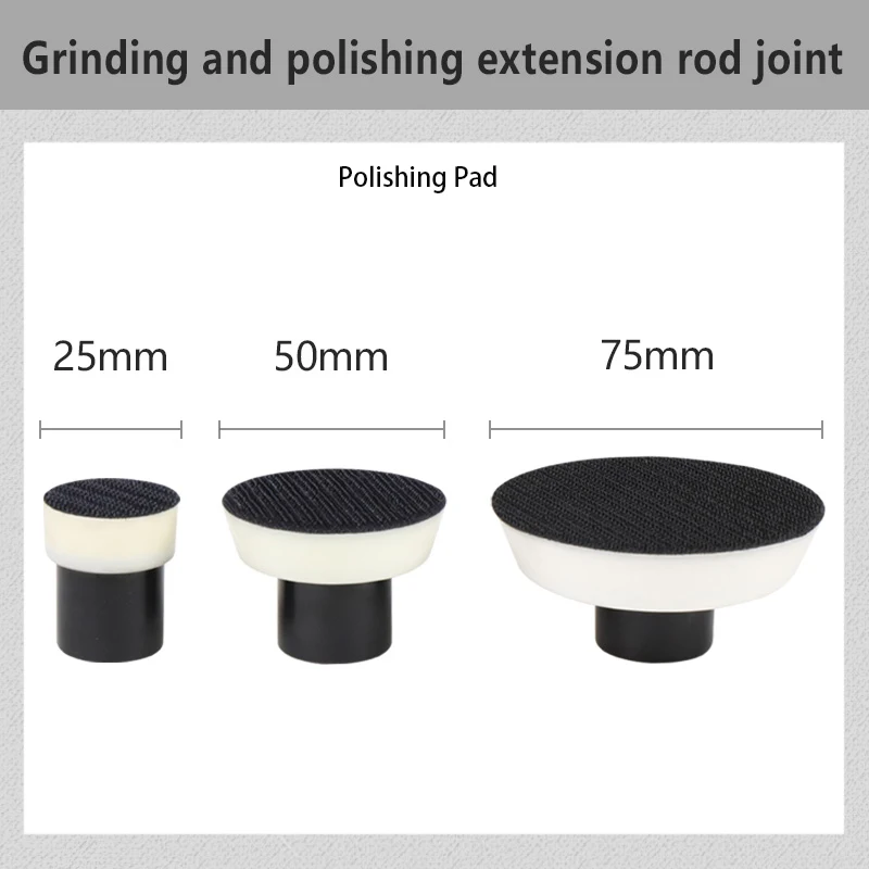 

NEWONE 1" 2" 3" Backing Plater for M10/M14/ 5/8‘’ Rotary Polisher Self Adhesive Hook&Loop Back Plate for Polishing Pad Soft Edge